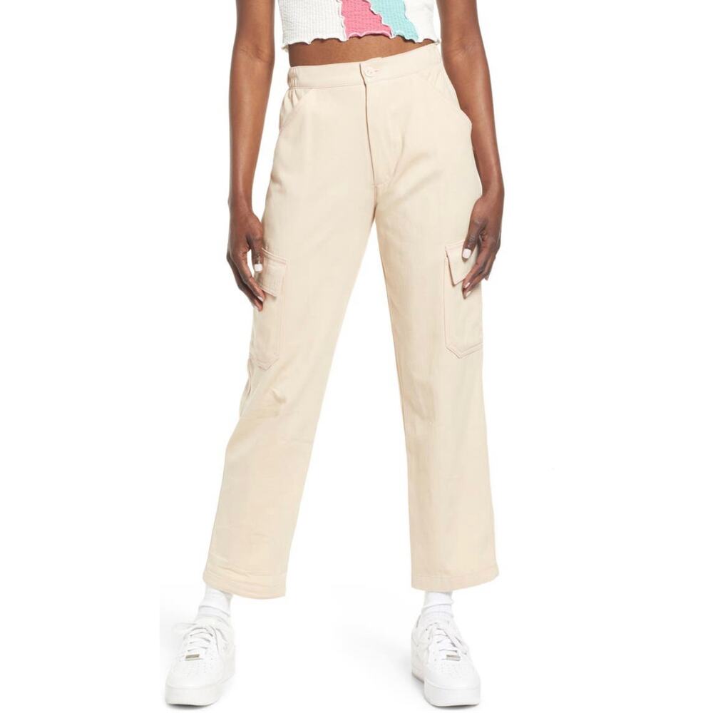 VINTAGE SUPPLY Wide Leg Twill Cargo Pants Women’s Size 12